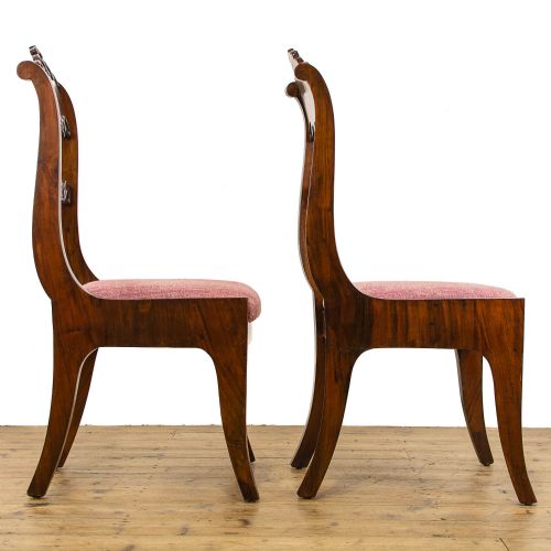 fig 2. Antique Pair of German Biedermeier Chairs