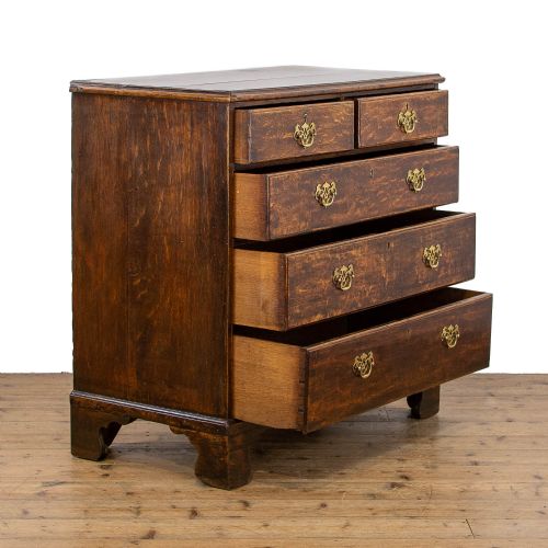 fig 2. Antique Oak Chest of Drawers