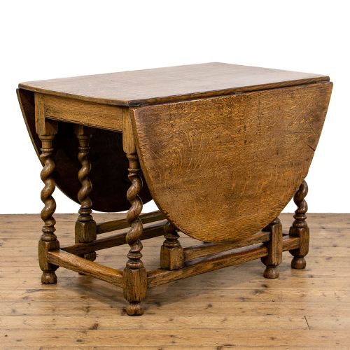 Antique Honey Oak Gateleg Table
