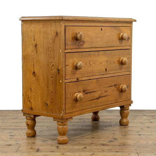 fig 2. Small Antique Pine Chest of Drawers