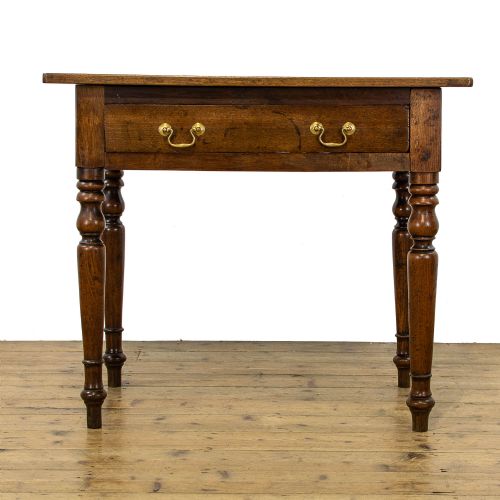 fig 1. Antique Oak Side Table
