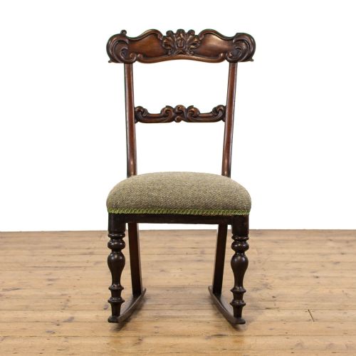 fig 1. Small Antique Mahogany Rocking Chair
