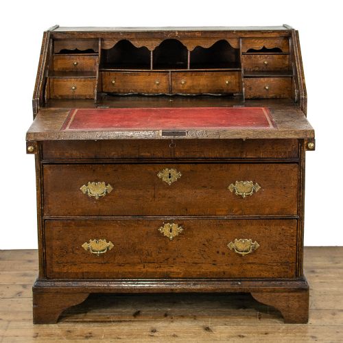 fig 1. Georgian Antique Oak Bureau