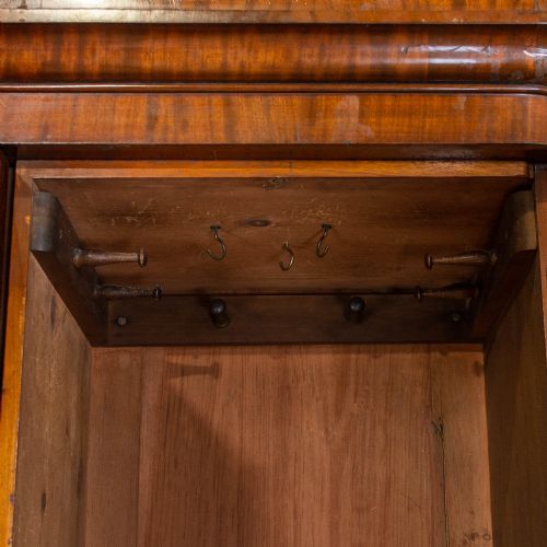 fig 2. Victorian Mahogany Triple Compactum Wardrobe