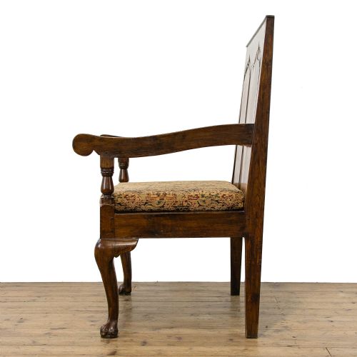 fig 1. Victorian Antique Oak Settle