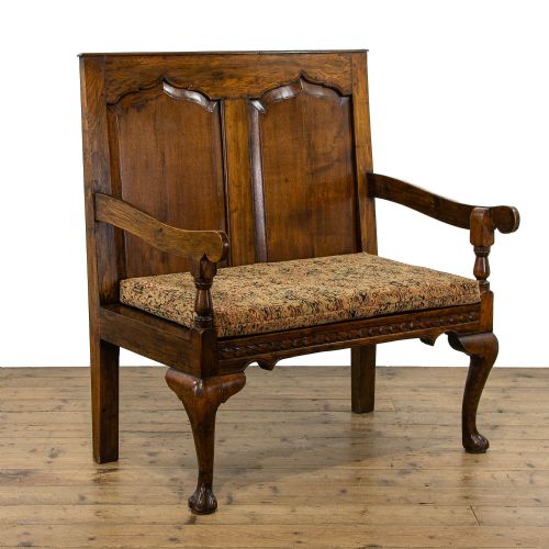 Victorian Antique Oak Settle