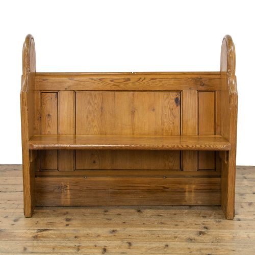 fig 1. Small Pitch Pine Pew