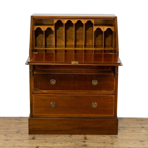fig 1. Edwardian Antique Mahogany Bureau