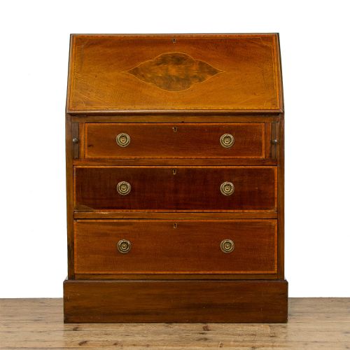 Edwardian Antique Mahogany Bureau