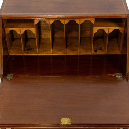 fig 2. Edwardian Antique Mahogany Bureau