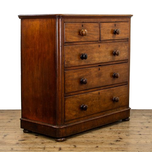 fig 1. Victorian Antique Mahogany Chest of Drawers
