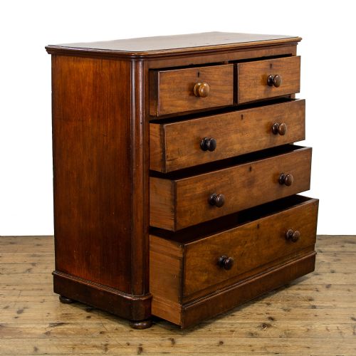 fig 2. Victorian Antique Mahogany Chest of Drawers