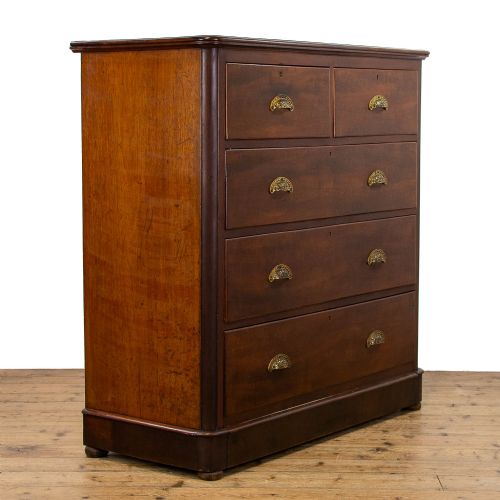 fig 1. Victorian Antique Mahogany Chest of Drawers