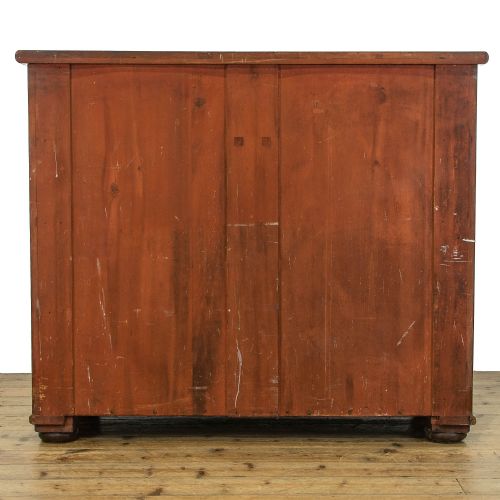 fig 2. Antique Mahogany Bow Front Chest of Drawers