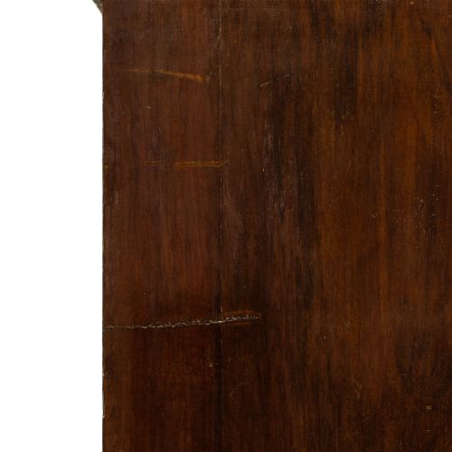 ANTIQUE INLAID MAHOGANY CHEST OF DRAWERS - ADDITIONAL PHOTO 4