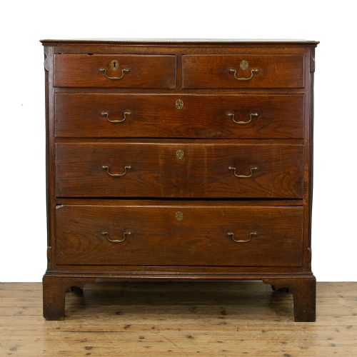 Georgian Antique Oak Chest of Drawers