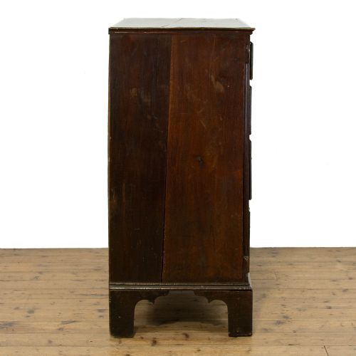 fig 1. Georgian Antique Oak Chest of Drawers
