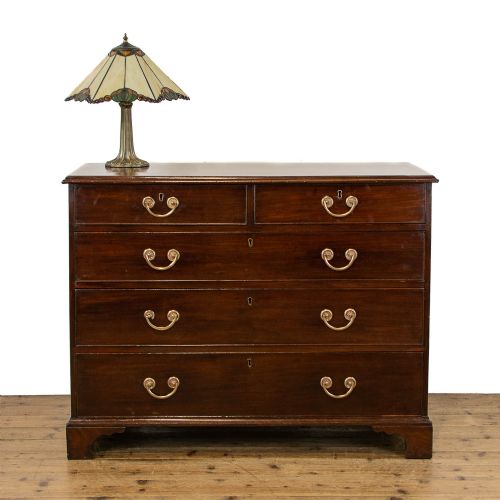 fig 1. Antique Mahogany Chest of Drawers