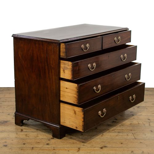 fig 2. Antique Mahogany Chest of Drawers