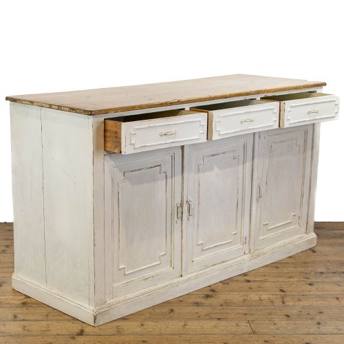 fig 2. Antique White Painted Dresser Base