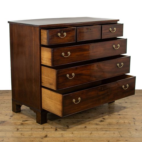 fig 1. Antique Mahogany Chest of Drawers