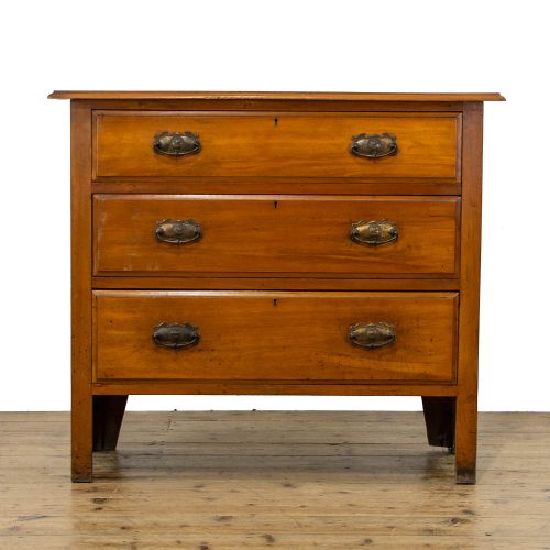 Small Antique Satin Walnut Chest of Drawers