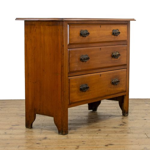 fig 1. Small Antique Satin Walnut Chest of Drawers