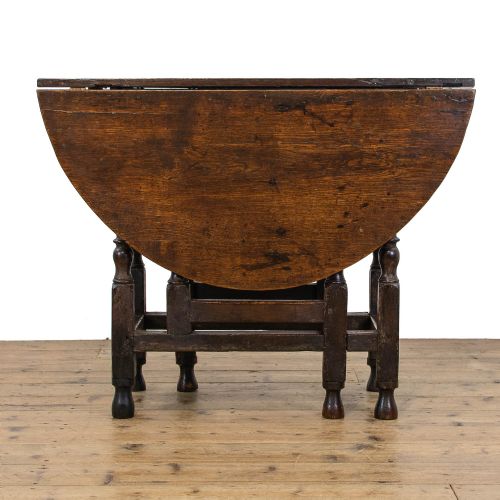 fig 2. Antique Oak Gateleg Table