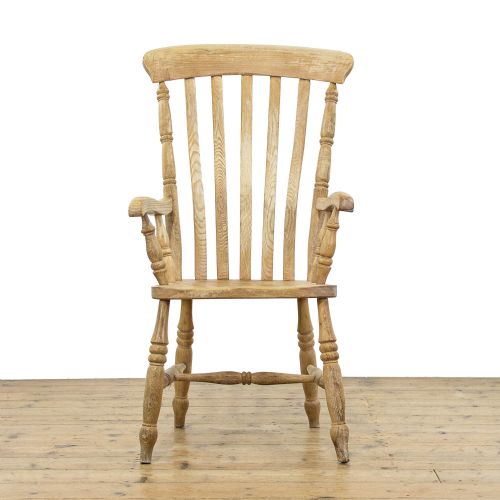 fig 1. Victorian Antique Pine Windsor Armchair