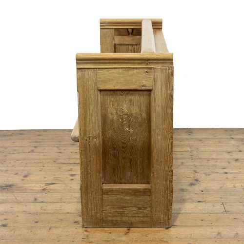 fig 2. Antique Pine Church Pew