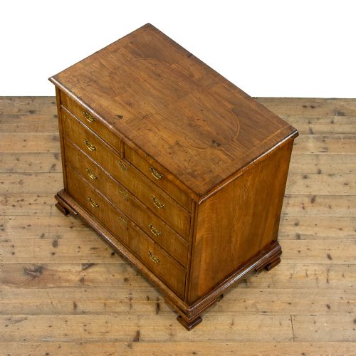 ANTIQUE WALNUT CHEST OF DRAWERS - ADDITIONAL PHOTO 7