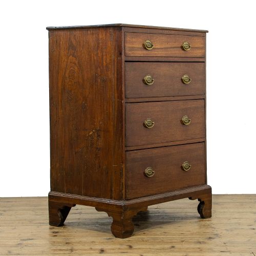 fig 2. Antique Oak Chest of Drawers