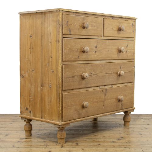 fig 1. Antique Pine Chest of Drawers