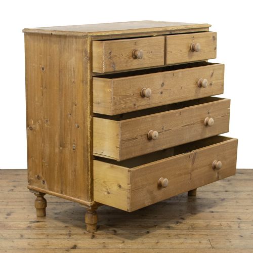fig 2. Antique Pine Chest of Drawers