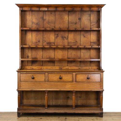Antique Welsh Oak Pot Board Dresser