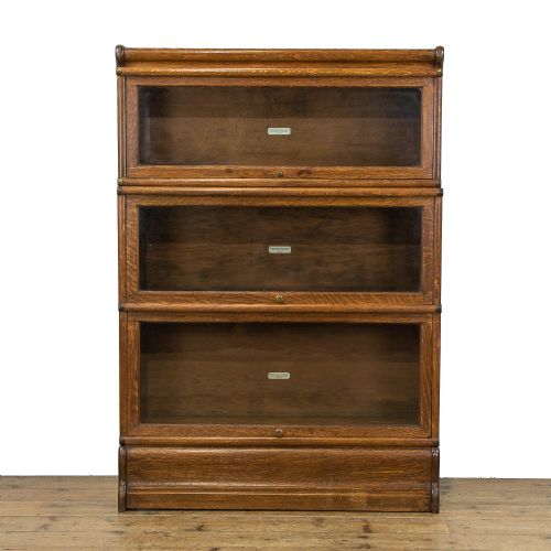 Antique Oak Bookcase by ‘Globe Wernicke’