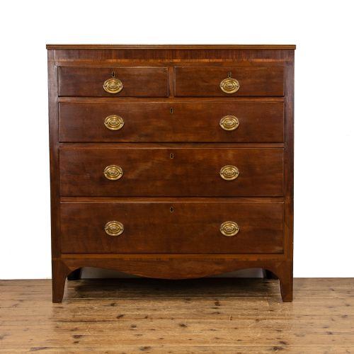 Georgian Antique Mahogany Chest of Drawers