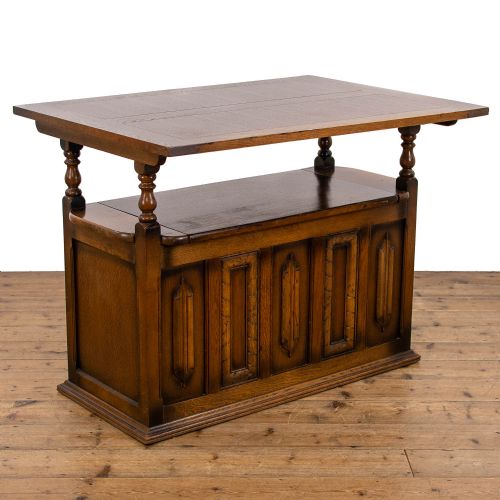 fig 1. Antique Oak Monks Bench