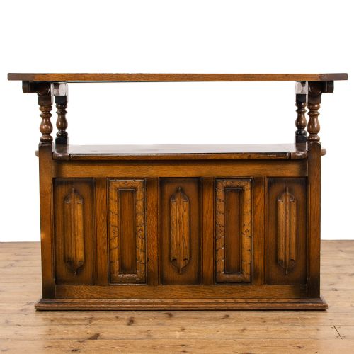 fig 2. Antique Oak Monks Bench