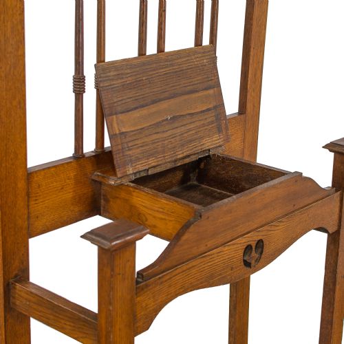 fig 2. Antique Oak Hall Stand