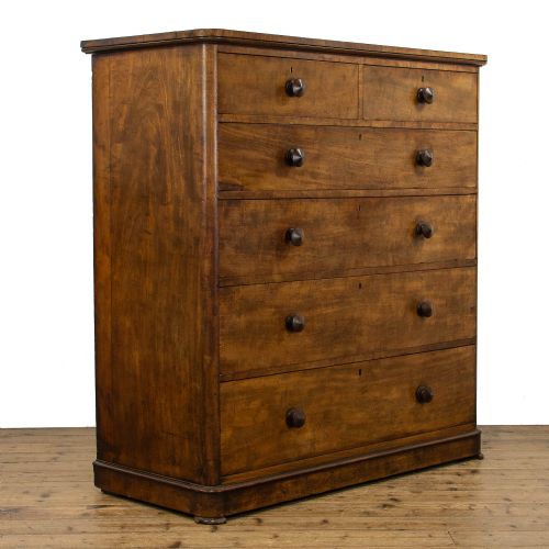 fig 1. Victorian Antique Mahogany Chest of Drawers