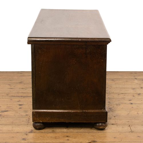 fig 2. Large Antique Elm Six Plank Coffer