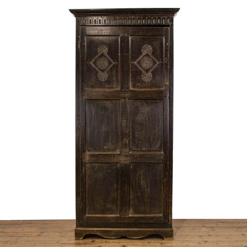 Antique Stained Oak Cupboard