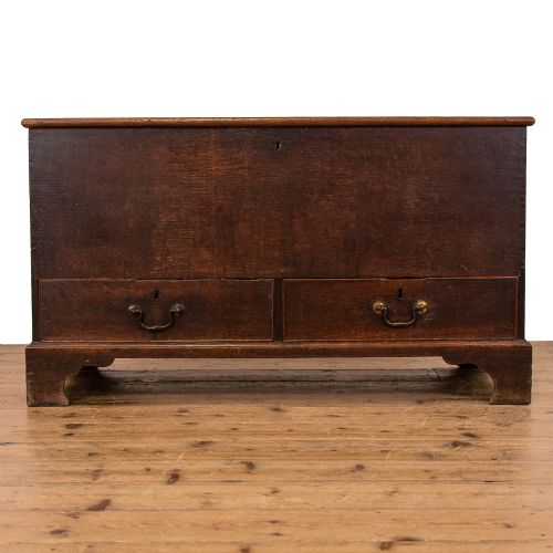 George III Antique Oak Mule Chest