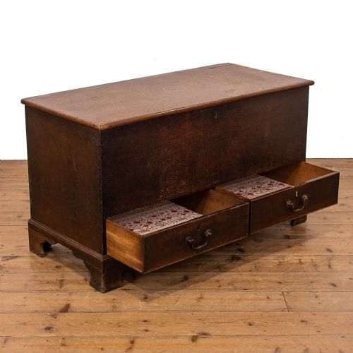 fig 2. George III Antique Oak Mule Chest