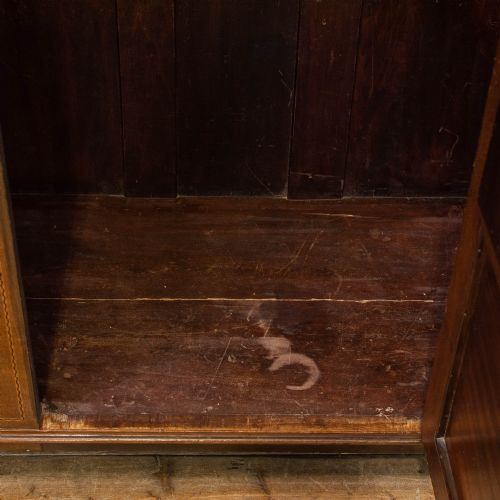 fig 2. Edwardian Antique Mahogany Single Wardrobe