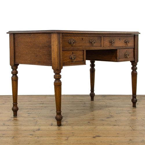 fig 2. Early 20th Century Antique Oak Desk