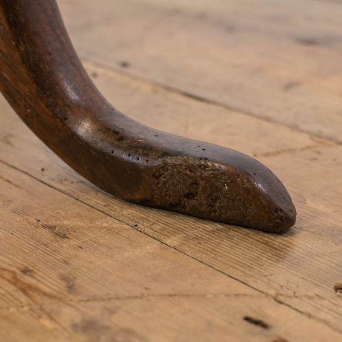 fig 2. 19th Century Antique Oak Tilt Top Table