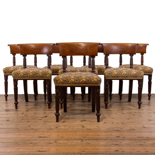 fig 1. Set of Eight Regency Mahogany Dining Chairs