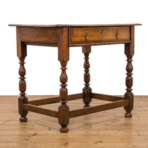 fig 1. Georgian Antique Oak Side Table